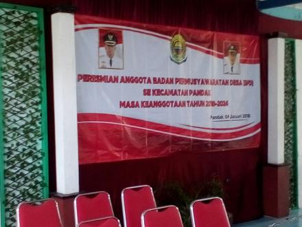 Peresmian Anggota BPD Desa Caturharjo