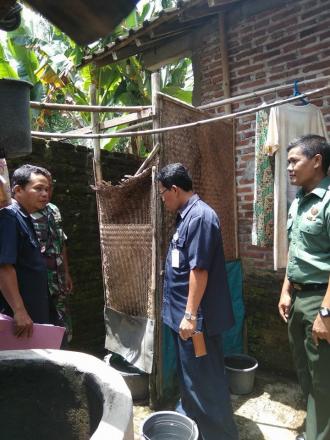 Verifikasi Bantuan MCK di Desa Caturharjo