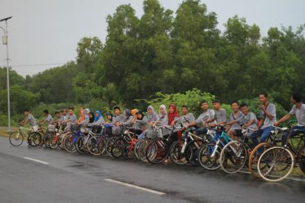 Kegiatan Sepeda Santai Dusun Bogem