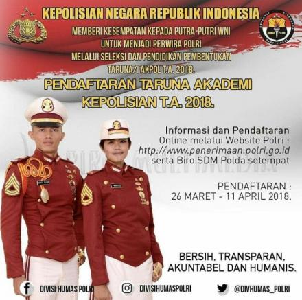 Informasi Pendaftaran Polisi 