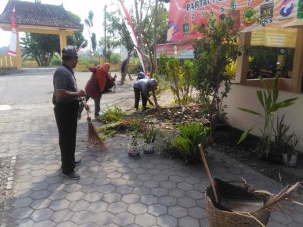 Kerja Bakti Persiapan Gelar Budaya