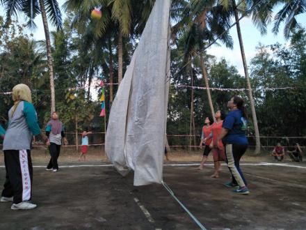 Final Lomba Bola Volly Kaget