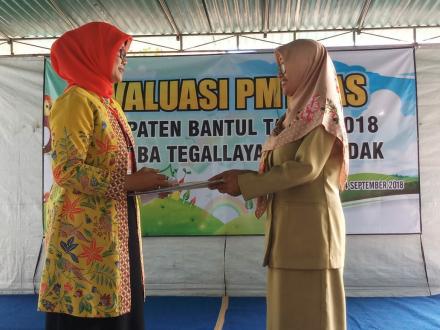 Evaluasi PMT-AS TK Kabupaten Bantul TA. 2018 