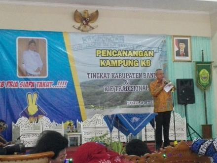  Pencanangan Kampung KB dan KIE Tradisional 