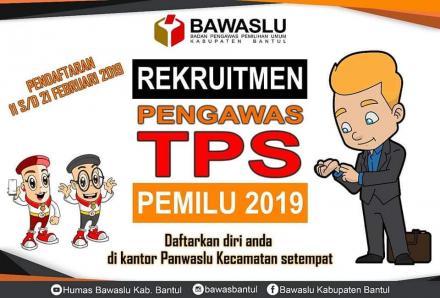 Open Rekrutmen Pengawasan TPS Pemilu