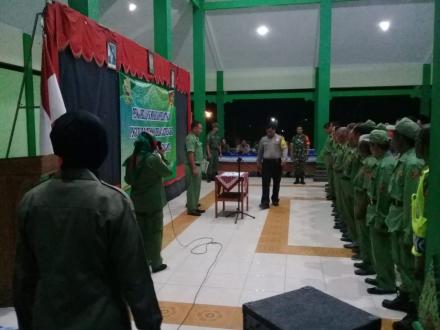 Pelantikan LINMAS Desa Caturharjo