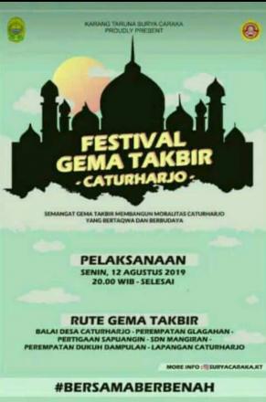 Festival Gema Takbir Caturharjo