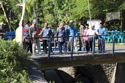 Bupati Bantul Kunjungi Jembatan Glagahan                                                            