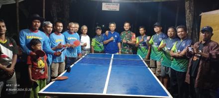 Bal Ping Pong Tim Suko Srono Tundjungan vs PTM Caturharjo