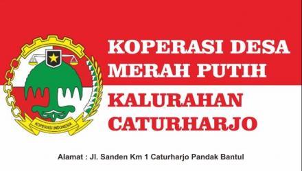 Koperasi Desa/Kelurahan Merah Putih Kalurahan Caturharjo